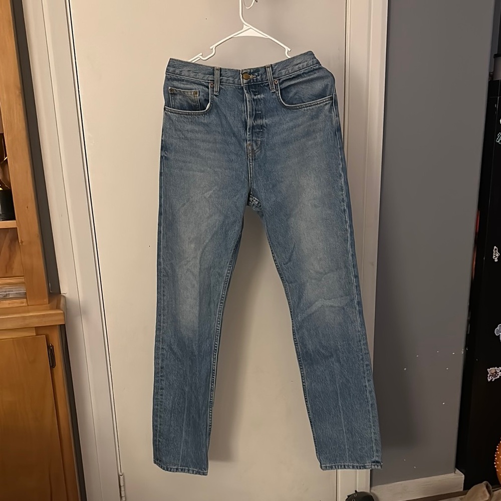 Basically new B SIDES Blue Straight Jeans Classic Style